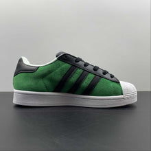 Cargar imagen en el visor de la galería, Adidas Superstar Green Core Black Cloud White FW3544