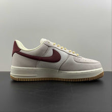 Cargar imagen en el visor de la galería, Air Force 1 07 Low Dark Red Cream Brown DG2296-019