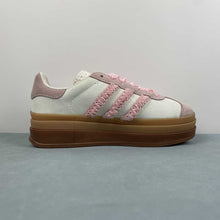 Cargar imagen en el visor de la galería, Adidas Gazelle Bold Ivory Sandy Pink Off White JR8374
