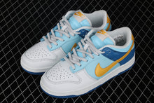 Cargar imagen en el visor de la galería, SB Dunk Low Splash Yellow Ochre Powder Blue Dark Maroon 309601-471