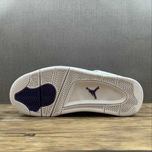 Cargar imagen en el visor de la galería, Air Jordan 4 Retro Court Purple Metallic White CT8527-115