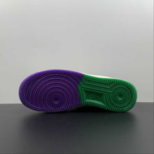 Cargar imagen en el visor de la galería, Air Force 1 07 Low NOLA Pelicans Rice Dark White Purple Green TF8896-303