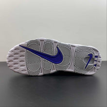 Cargar imagen en el visor de la galería, Air More Uptempo Embossed White Royal Blue FD0669-100