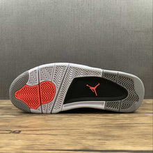 Cargar imagen en el visor de la galería, Air Jordan 4 Retro Infrared 23 Black Dark Grey Cement Grey DH6927-061
