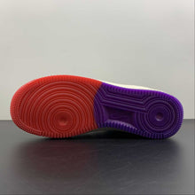 Cargar imagen en el visor de la galería, Air Force 1 07 Low Raptors Toronto White Purple Red KK6325-015
