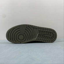 Cargar imagen en el visor de la galería, Travis Scott x Air Jordan 1 Low OG Black Sail Medium Olive Muslin DM7866-002