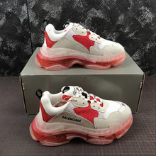 Cargar imagen en el visor de la galería, Balenciaga Triple S Blancas-Roja