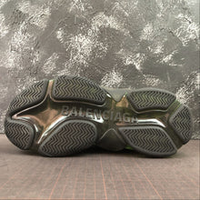 Cargar imagen en el visor de la galería, Balenciaga Triple S Negro-Verde