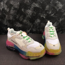 Cargar imagen en el visor de la galería, Balenciaga Triple S Rosa-Azul-Amarilla