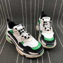 Cargar imagen en el visor de la galería, Balenciaga Triple S Blanco-Verde