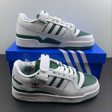 Cargar imagen en el visor de la galería, Adidas Forum Low White Green White