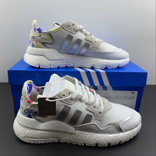 Cargar imagen en el visor de la galería, Adidas Nite Jogger White Metallic Silver Multi-Color FW6712