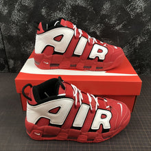 Cargar imagen en el visor de la galería, Air More Uptempo QS University Red White Black CD9403-600