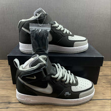 Cargar imagen en el visor de la galería, Air Force 1 07 Mid LV8 UTILITY Back Medium Grey-Blak-White BQ6819-008