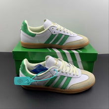 Cargar imagen en el visor de la galería, Adidas Samba OG Sporty and Rich White Green HQ6075