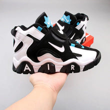 Cargar imagen en el visor de la galería, Air Barrage Mid QS Black White-Jade AT7847-001