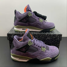 Cargar imagen en el visor de la galería, Air Jordan 4 Retro Canyon Purple AQ9129-500