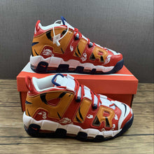 Cargar imagen en el visor de la galería, Air More Uptempo White University Red Orange Blue Void CZ7885-101