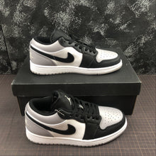 Cargar imagen en el visor de la galería, Air Jordan 1 Low White Atmosphere Grey-Black 553558-110