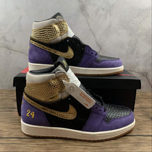 Cargar imagen en el visor de la galería, Air Jordan 1 Retro High OG Union Black Mamba 555088-171