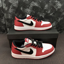 Cargar imagen en el visor de la galería, Air Jordan 1 Retro Low OG Varisity Red Black White 705329 600