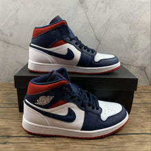 Cargar imagen en el visor de la galería, Air Jordan 1 Mid SE White University Red 852542-104