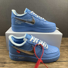 Cargar imagen en el visor de la galería, Air Force 1 07 OW VIRGIL University Blue CI1173-400