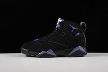 Cargar imagen en el visor de la galería, Air Jordan 7 Retro Ray Allen Bucks Blackfield Purple-Fir-Dark Steel Grey