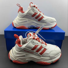 Cargar imagen en el visor de la galería, Balenciaga Tripe S x Adidas White Red