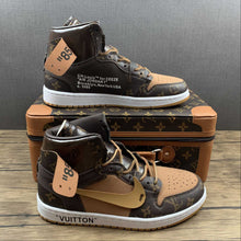 Cargar imagen en el visor de la galería, Air Jordan 1 High OG SE NRG OW Louis Vuitton Coffee Bronw AQ0858-158