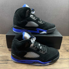 Cargar imagen en el visor de la galería, Air Jordan 5 Retro Black Racer Blue (2021) CT4838-004