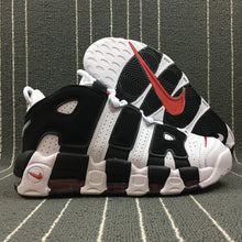 Cargar imagen en el visor de la galería, Air More Uptempo White Black University Red 414962-105