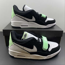 Cargar imagen en el visor de la galería, Air Jordan Legacy 312 Low Black White Fluorescent Green CJ5500-013