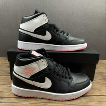Cargar imagen en el visor de la galería, Air Jordan 1 Mid Black White Arctic Punch (2021) 555112 061