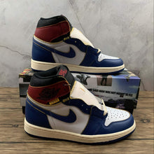 Cargar imagen en el visor de la galería, Air Jordan 1 Retro High NGR UN Storm Blue-Varsity-Red BV1300-146