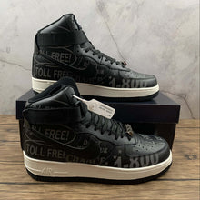 Cargar imagen en el visor de la galería, Air Force 1 High 07 PRM Toll Free Black Sail Vast Grey CU1414 001