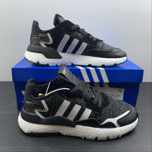 Cargar imagen en el visor de la galería, Adidas Nite Jogger Core Black Cloud White FW6716