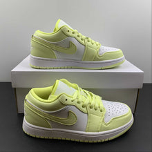 Cargar imagen en el visor de la galería, Air Jordan 1 Low Yellow White DC0774-007