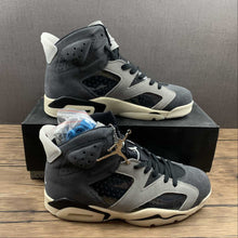Cargar imagen en el visor de la galería, Air Jordan 6 Retro Black Chrome-Lt Smoke Grey CK6635-001