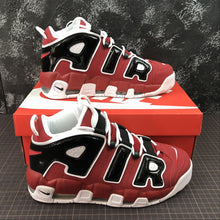 Cargar imagen en el visor de la galería, Air More Uptempo 96 Varsity Red White Black 415082-600