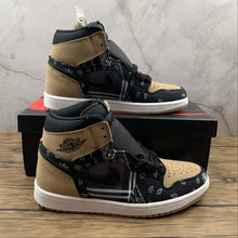 Cargar imagen en el visor de la galería, Air Jordan 1 High TS SP Black Black-Parachute Beige (2021) CK5088-001