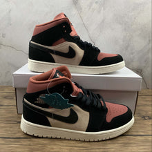 Cargar imagen en el visor de la galería, Air Jordan 1 Mid Particle Beige Black (2020) BQ6472-202