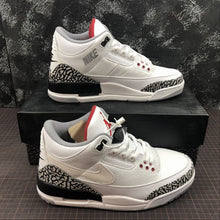 Cargar imagen en el visor de la galería, Air Jordan 3 Retro JTH NGR White White-Fire-Red-Black AV6683-160