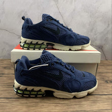Cargar imagen en el visor de la galería, Air Zm Spiridon Cg 2 Stussy Dk Blue Beige CQ5486-600