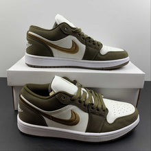 Cargar imagen en el visor de la galería, Air Jordan 1 Low SE Sail-White Light Olive DV0426-301