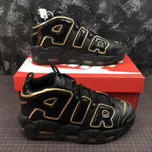 Cargar imagen en el visor de la galería, Air More Uptempo 96 FRANCE QS Black Metallic Gold AV3810-001