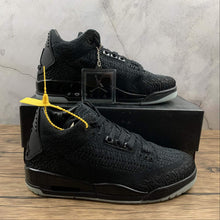 Cargar imagen en el visor de la galería, Air Jordan 3 Retro Flyknit Black Black Anthracite AQ1005-001