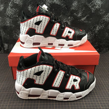 Cargar imagen en el visor de la galería, Air More Uptempo 96 Black White University Red AV7947-001