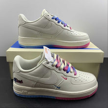 Cargar imagen en el visor de la galería, Air Force 1 07 SU19 “Miami” White Blue-Red