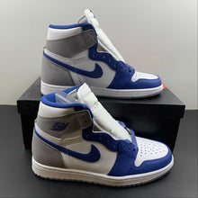 Cargar imagen en el visor de la galería, Air Jordan 1 Retro High OG Sail Military Blue-Black (2022) FD1437-410